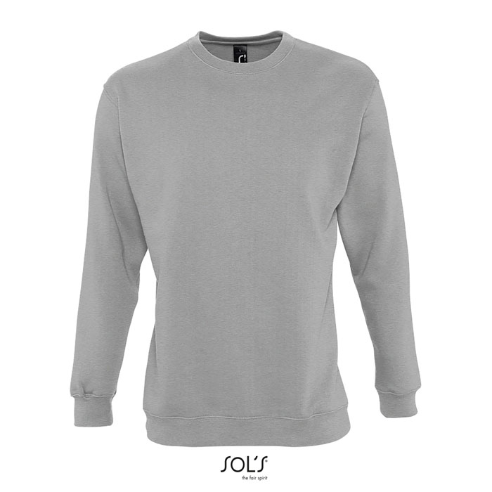 Sweat molletonné publicitaire homme 280g - SUPREME Gris chiné
